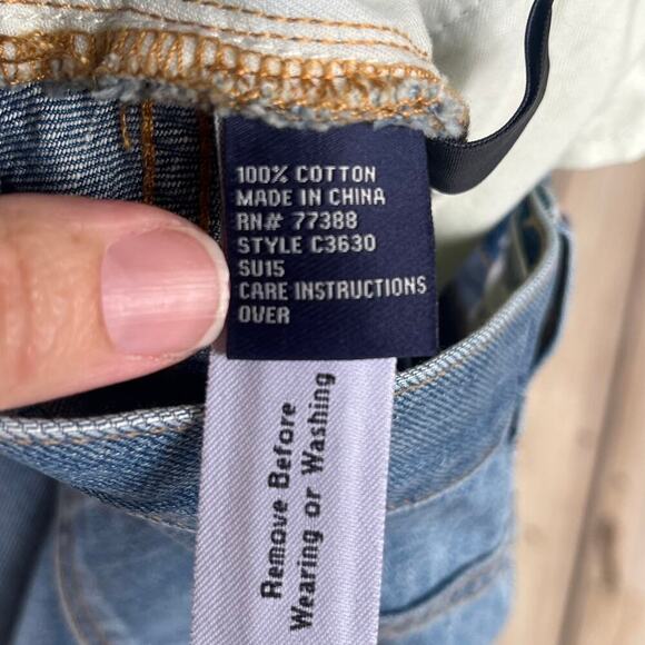 Madewell Denim High Rise Front Slit Skirt Size 27 - Picture 9 of 10